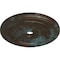 Ekena Millwork Classic Ceiling Medallion (Canopies up to 5 1/2"), 41 1/8"OD x 4"ID x 2 1/8"P, Bronze Blue Patina CM41CLBBS - alternate 2